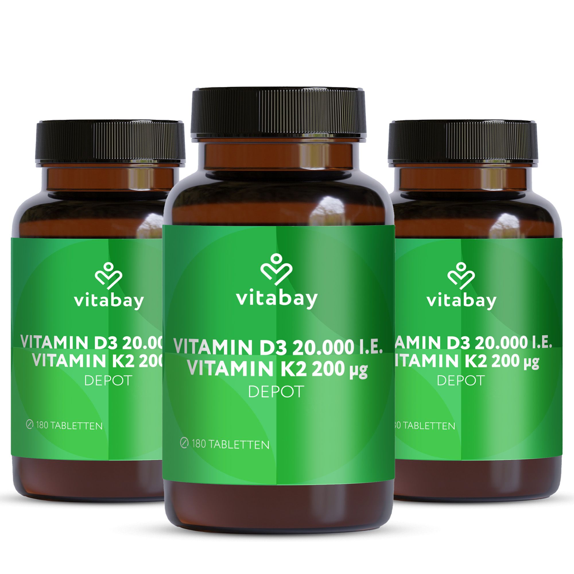 Vitabay Vitamin D3 20000 IU + K2 540 St