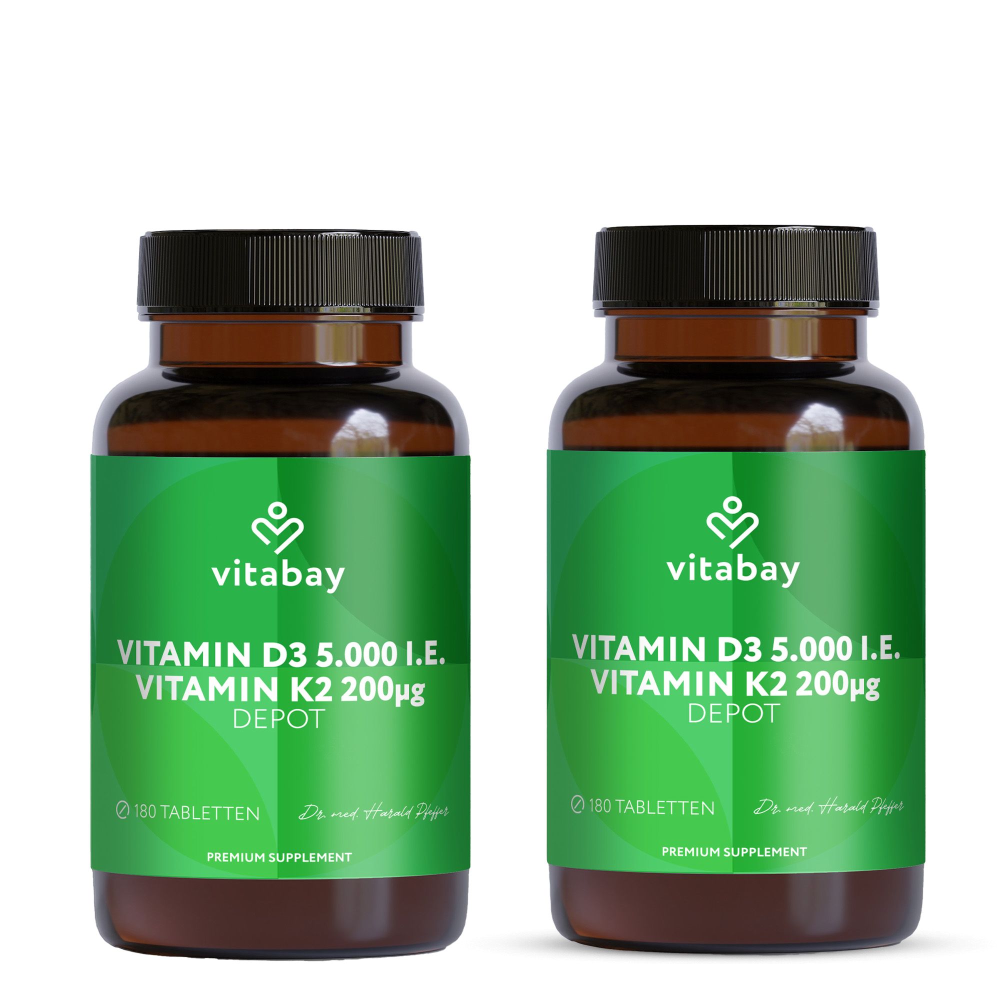 Vitabay Vitamin D3 K2 5000 IU 360 St