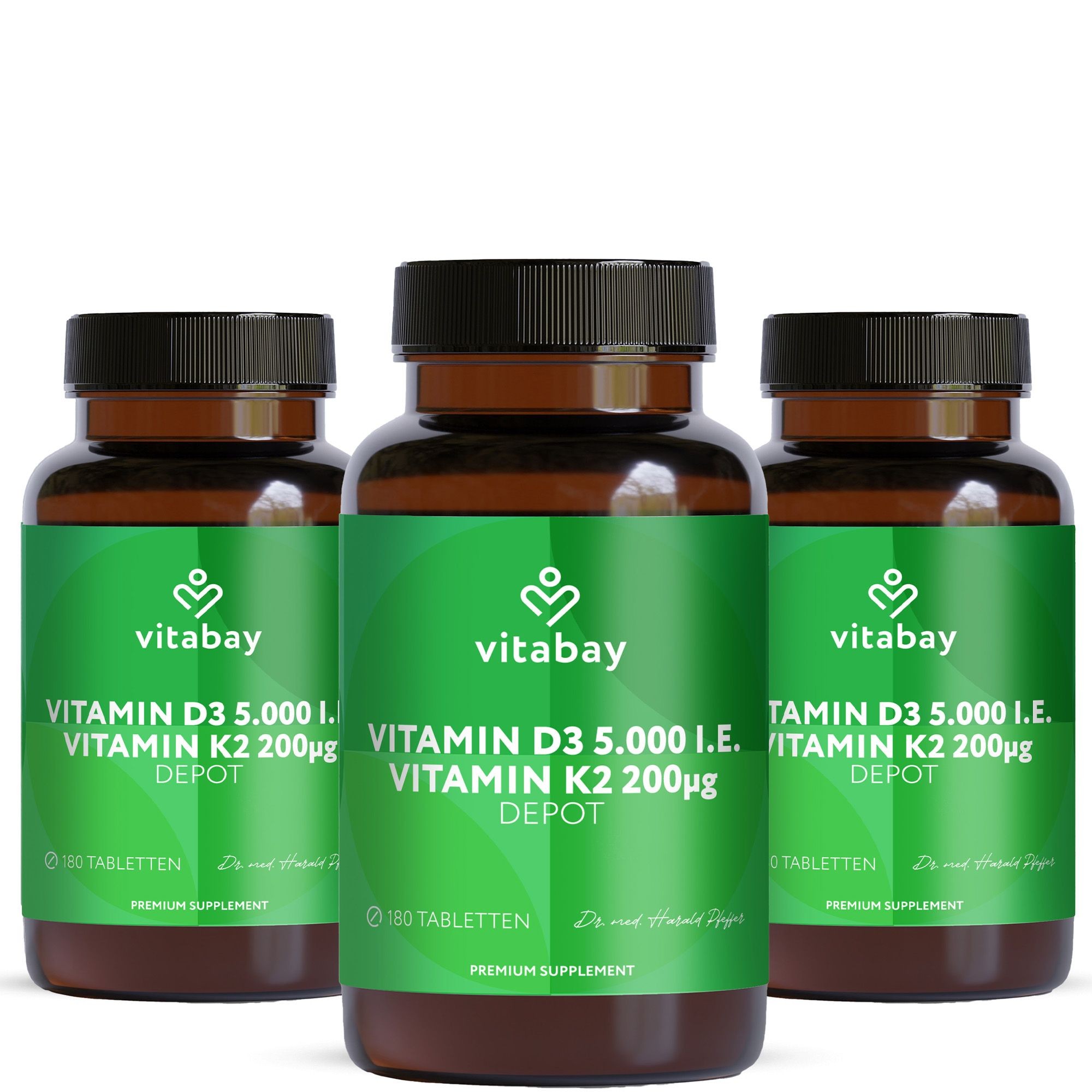 Vitabay Vitamin D3 K2 5000 IU 540 St