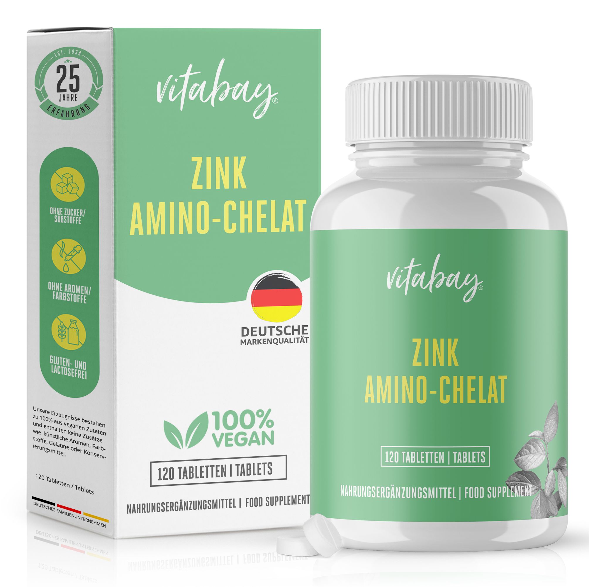 Vitabay Zinc Amino Chelate 120 St