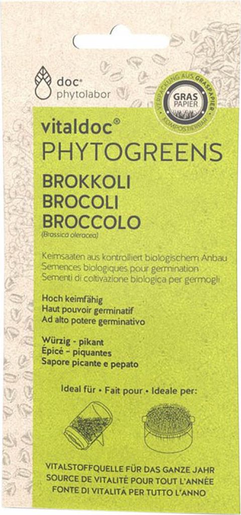 doc phytolabor vitaldoc® PHYTOGREENS germination seeds - broccoli 50g