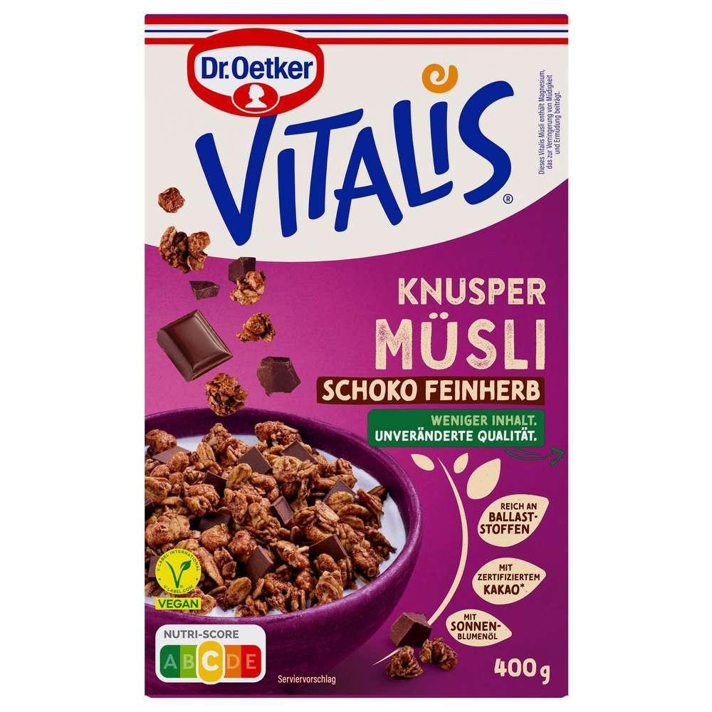 Dr. Oetker Vitalis Crunchy Muesli Chocolate Semi-Dark