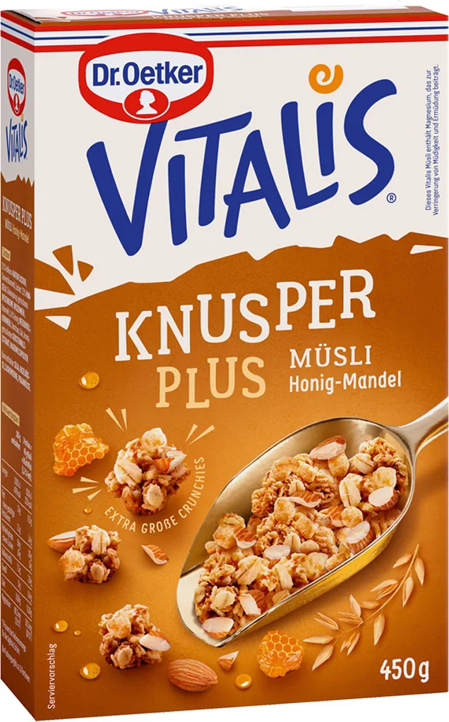 Mega-Paradies Vitalis Crunchy Plus Honey-Almond 0.45 kg