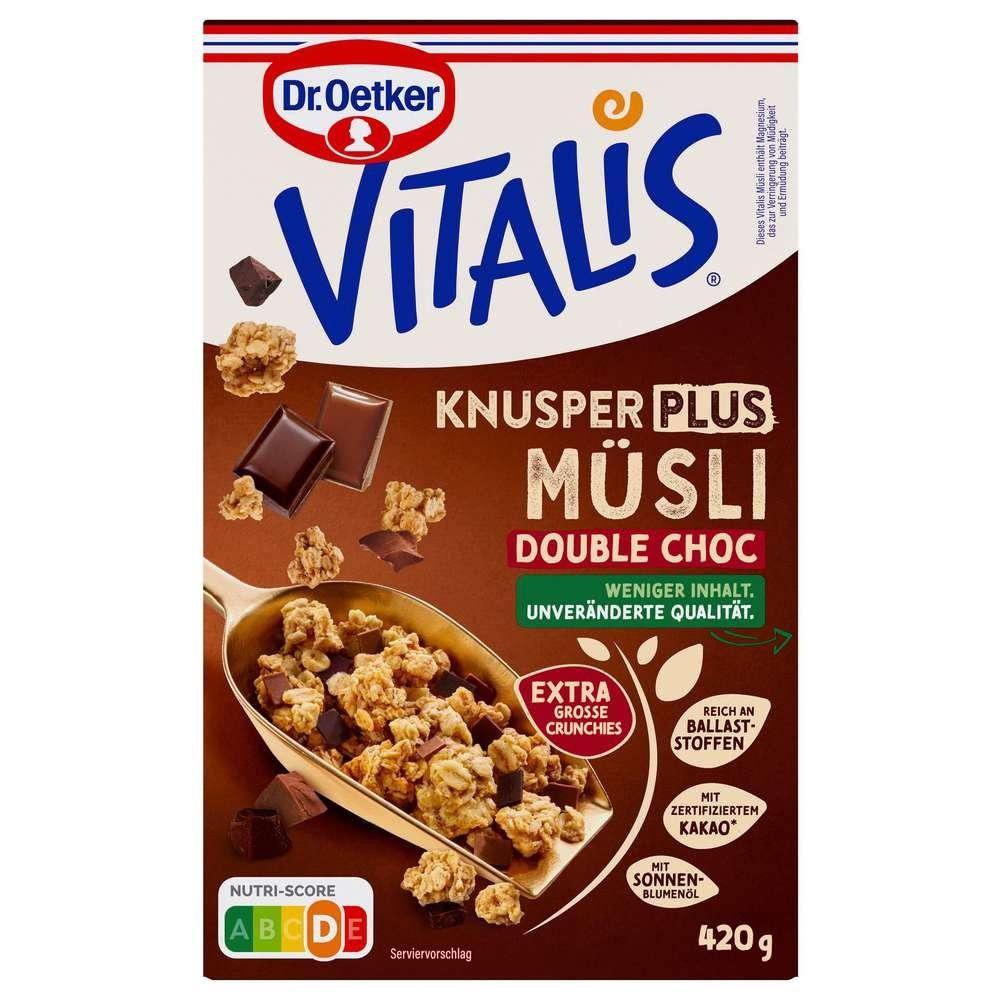 Dr. Oetker Vitalis Knusper Plus Muesli Double Choco