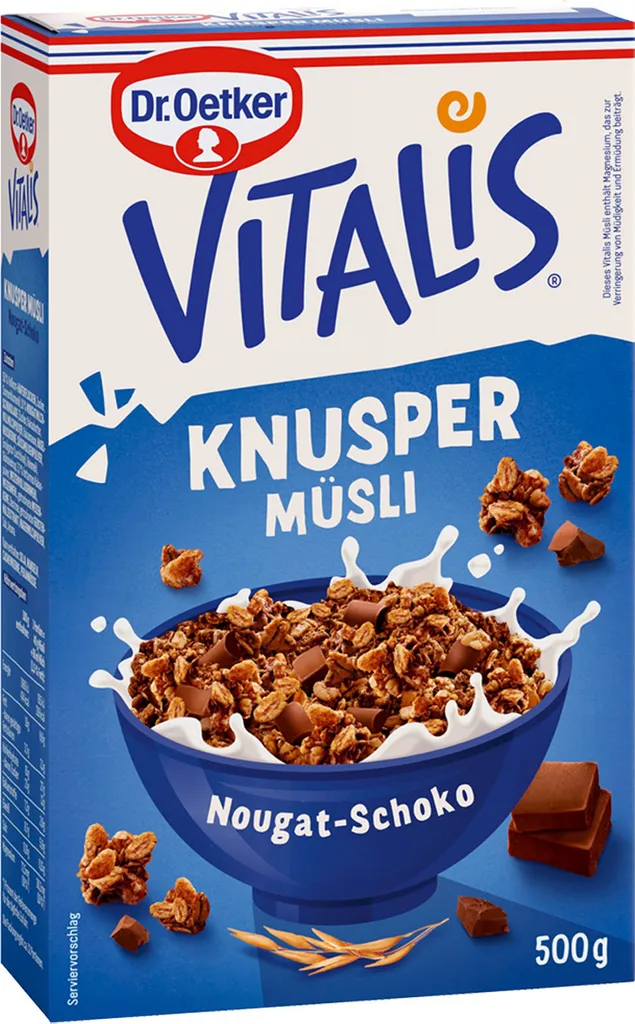 Mega-Paradies Vitalis Crunchy Muesli Nut Nougat 0.5 kg