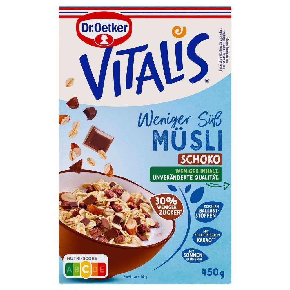 Dr. Oetker Vitalis Muesli Chocolate less sweet