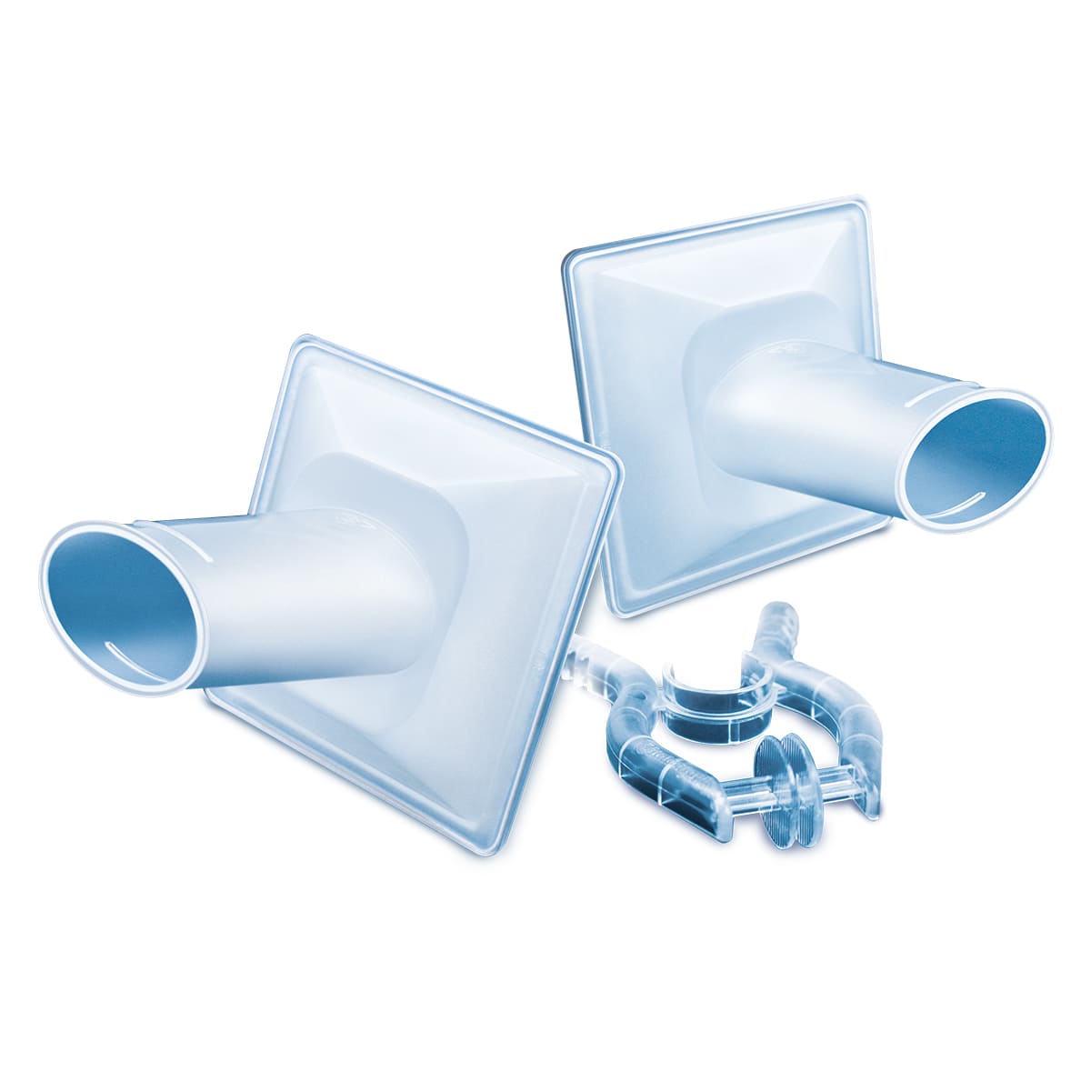 Vitalograph ECO-BVF bacteria and virus filters Jaeger/Vyaire, Custo, MESA und Kalamed With nose clamp, 75 pieces, W 68 x L 95 mm