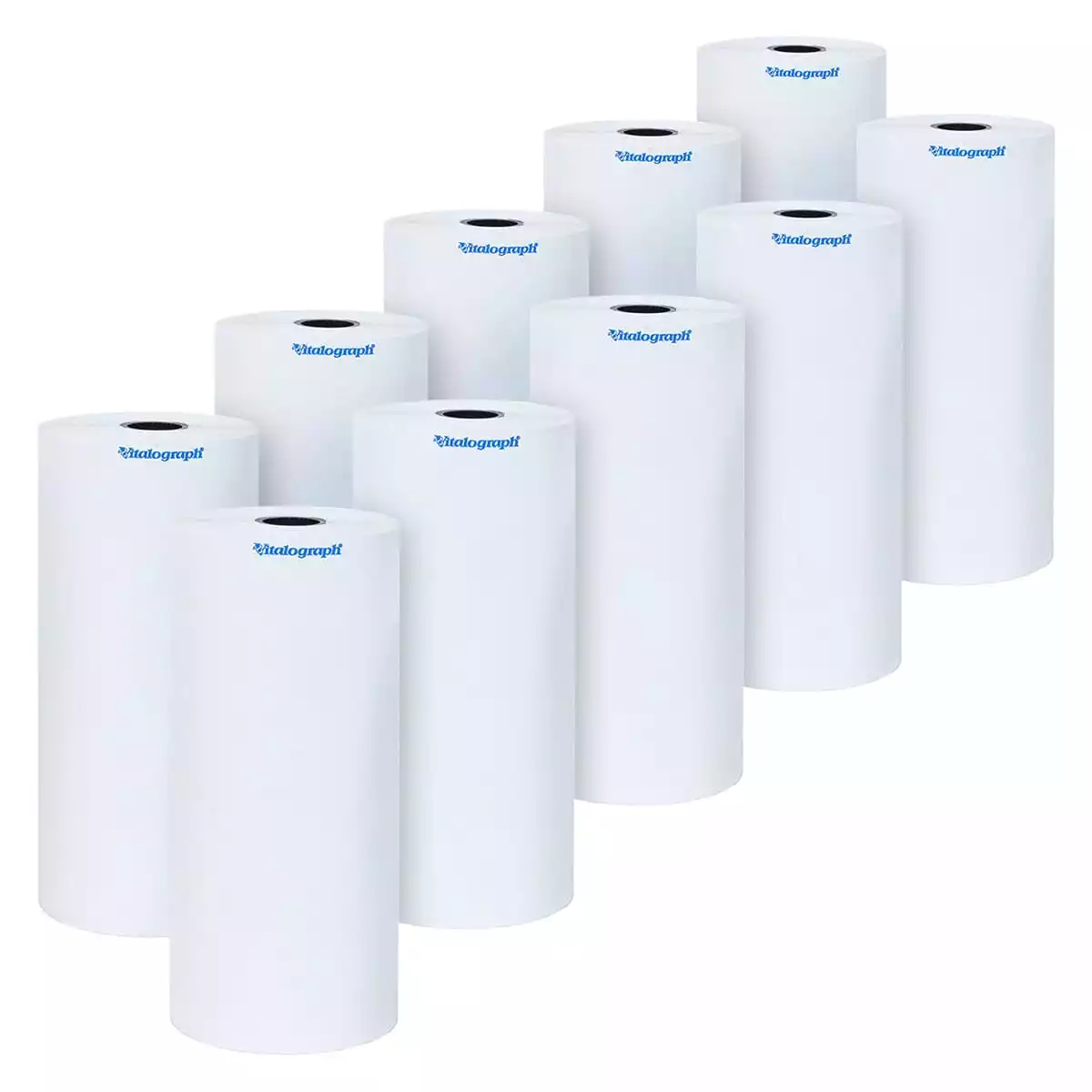 Vitalograph Thermal paper for ALPHA Connect all-in-one spirometer 10 pieces W 111 x Ø 39.76 mm