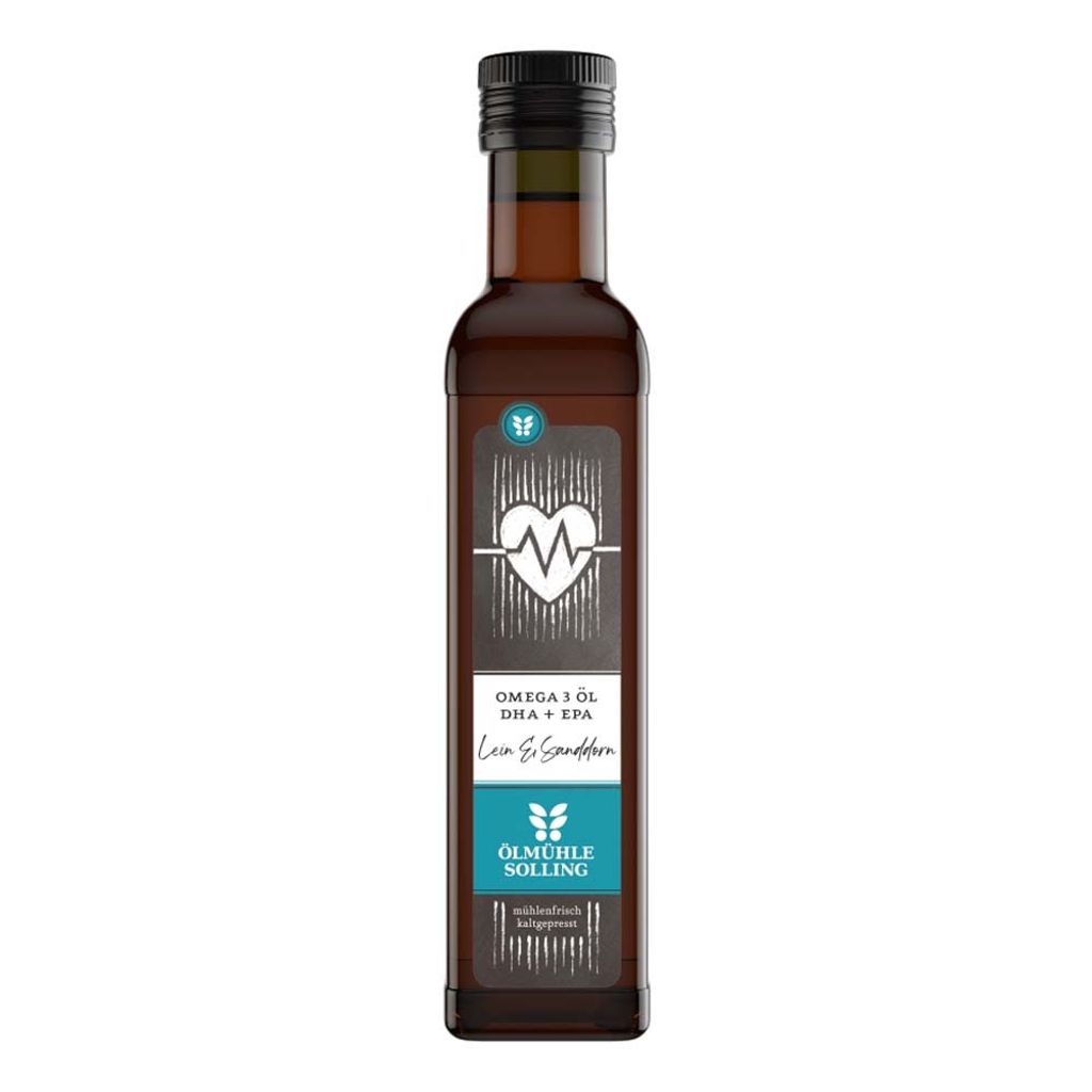 Ölmühle Solling Vital oil - Omega DHA + EPA flax + sea buckthorn 250ml