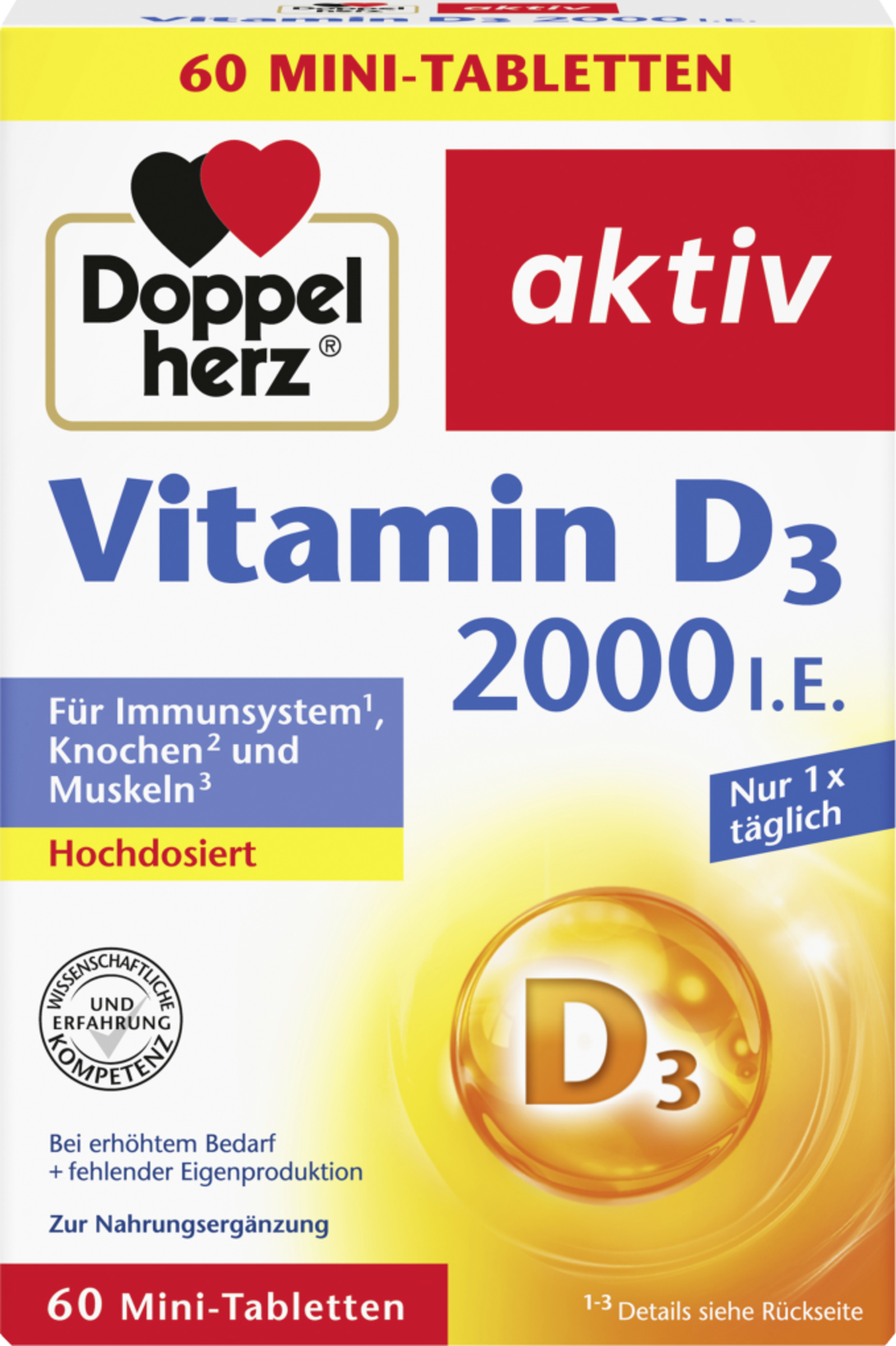Doppelherz Vitamin D3 Mini-Tablets