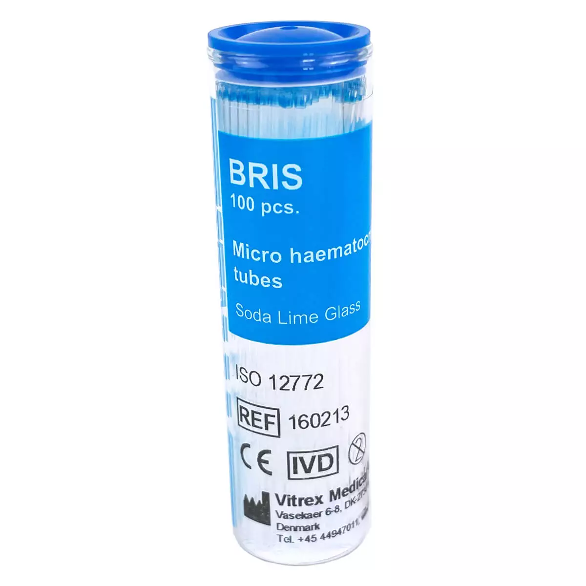 Vitrex Micro haematocrit 100 capillaries, Nominal volume 75 μl