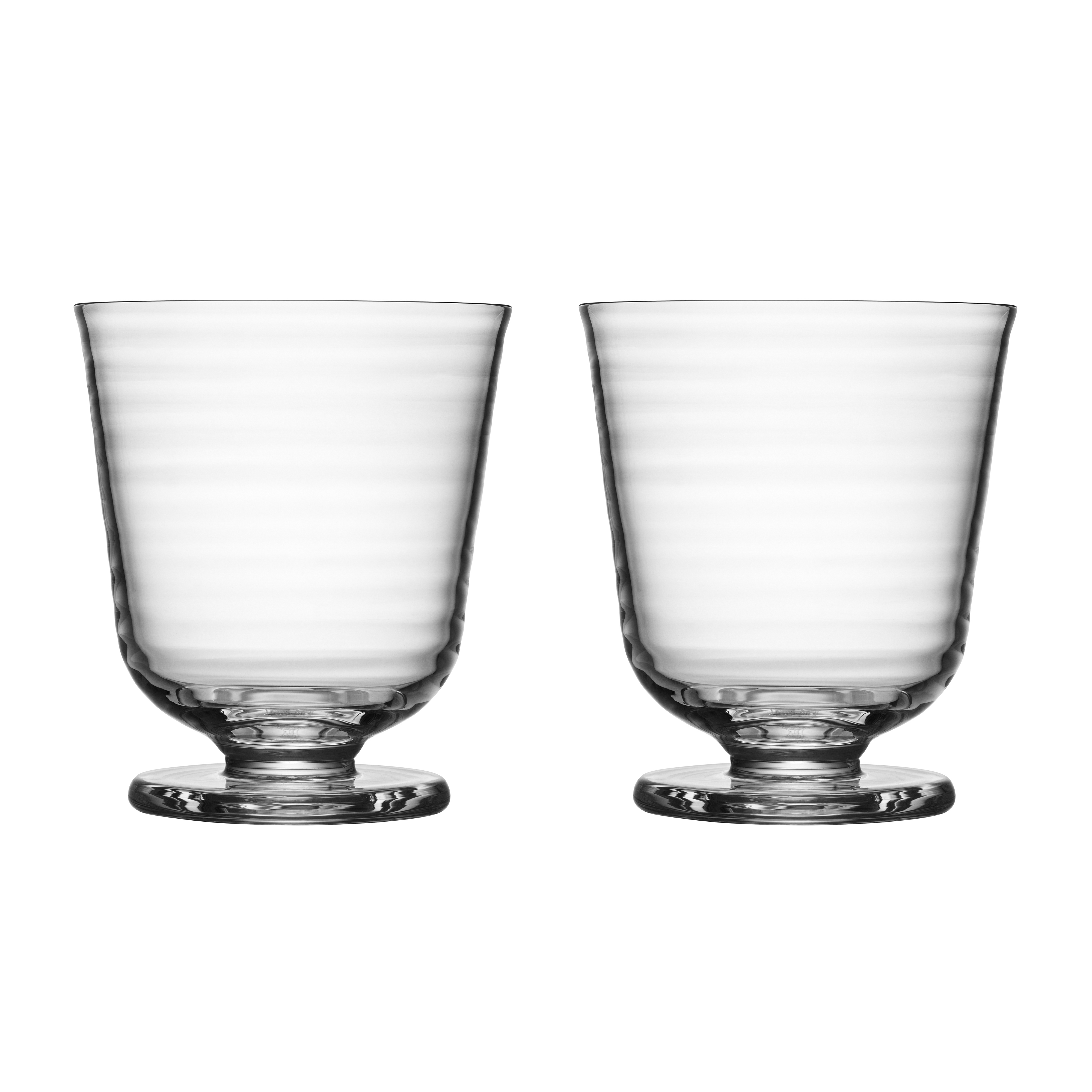 Kosta Boda Viva glass on foot 20cl 2-pack