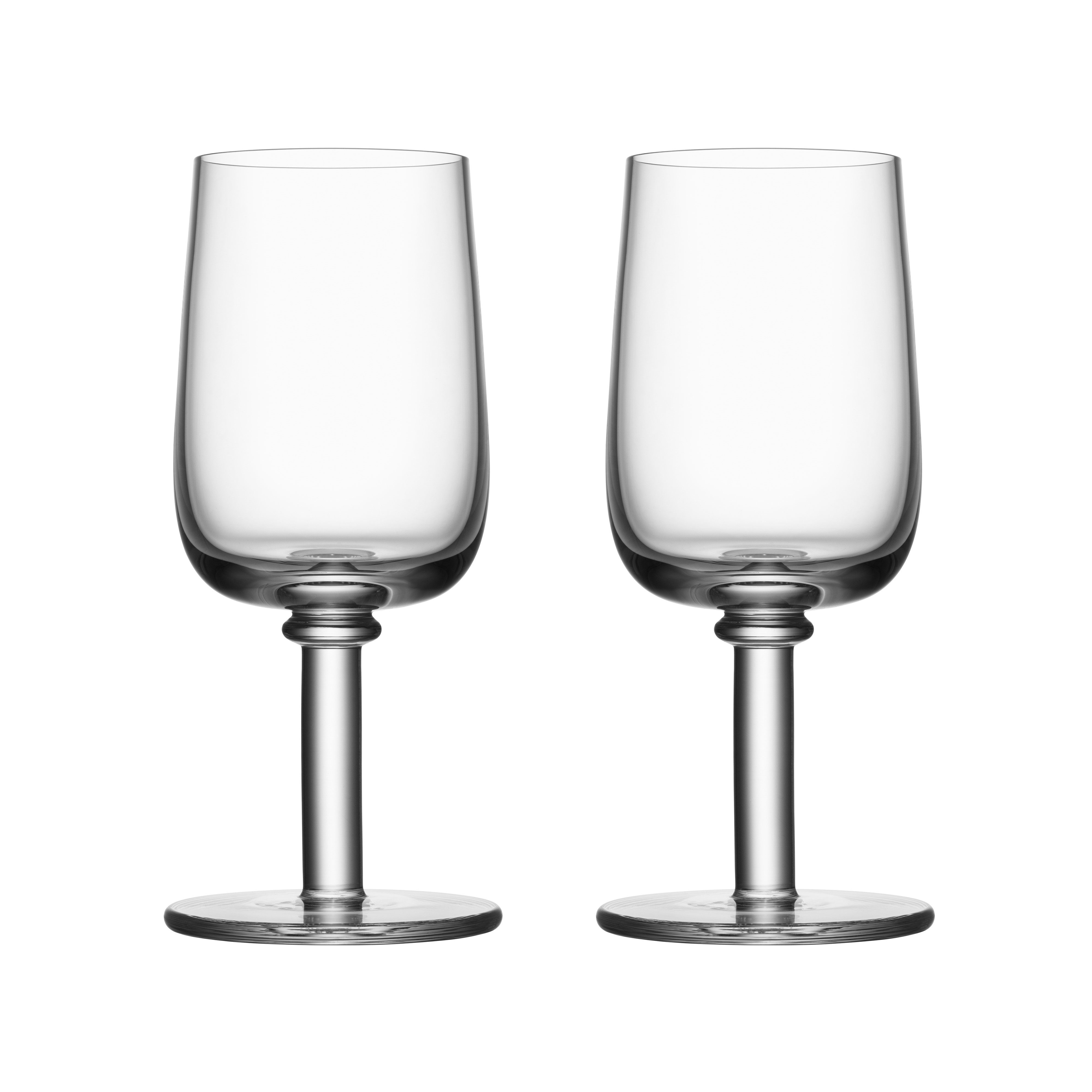 Kosta Boda Viva glass on foot 25cl 2-pack