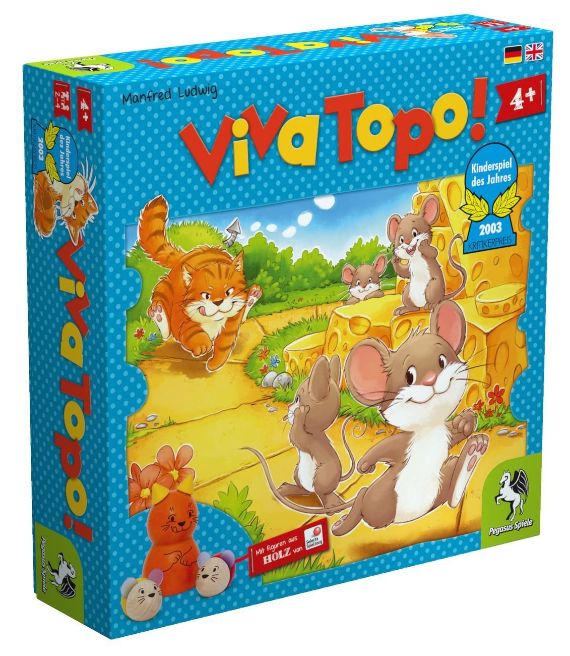 Pegasus Spiele Viva Topo Childrens Game Of The Year German Version