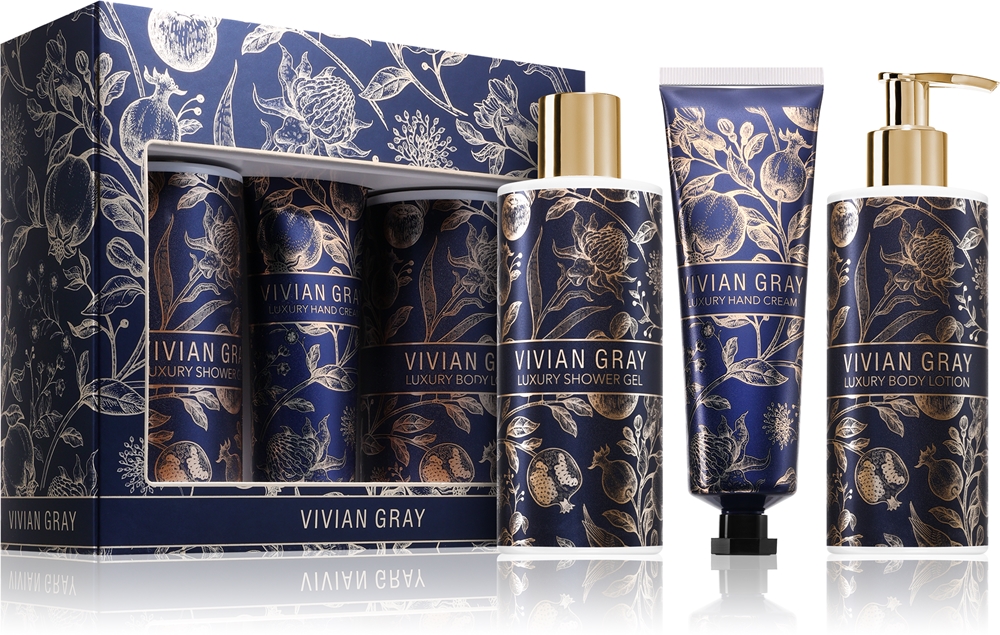 Vivian Gray Blue Botanicals Gift Set Fragrance Jasmine & Patchouli 575ml