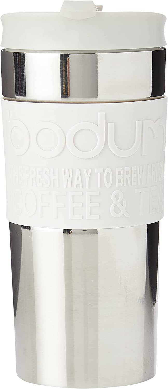 Bodum Travel Press Set Coffee Maker, Off White