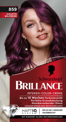 Schwarzkopf Brillance Hair color Purple Wild Silk 859, 1 pc