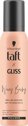 Schwarzkopf taft Taft x Gliss Wavy Baby Wave Mousse, 150 ml