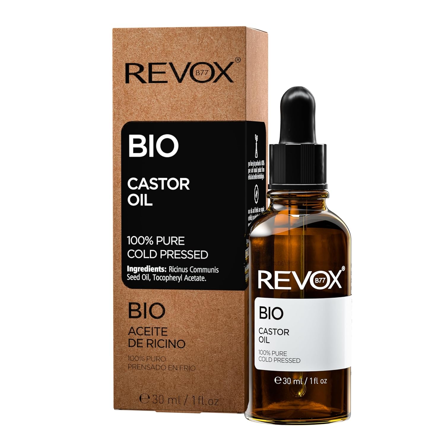 REVOX B77 Organic Castor Oil 100% 30 ml