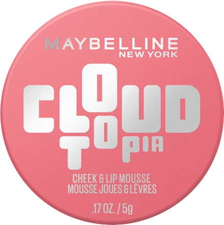 Maybelline New York Blush Cloudtopia Cheeks & Lips Mousse 08 Enchanted Mauve, 5 g