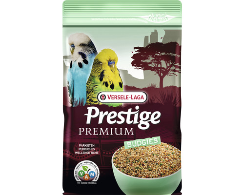 Bird food VERSELE-LAGA Prestige Premium Budgies budgie food 800 g enriched seed mix with extruded VAM granules