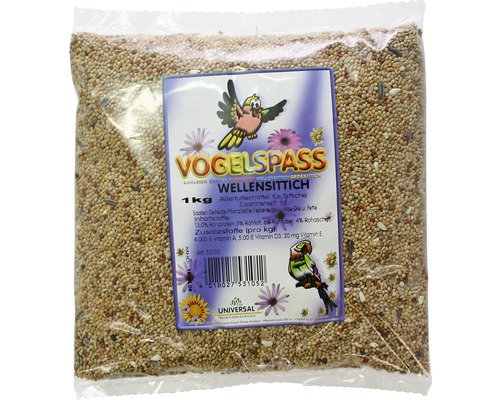 Hornbach Bird food bird fun bird menu parakeet 1 kg