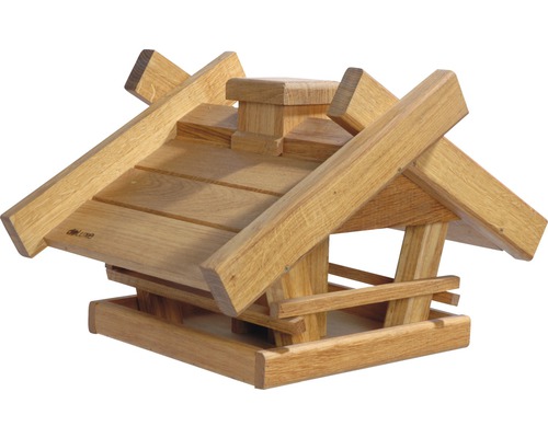 Hornbach Bird feeder garden forest made of oak 49x38x29 cm