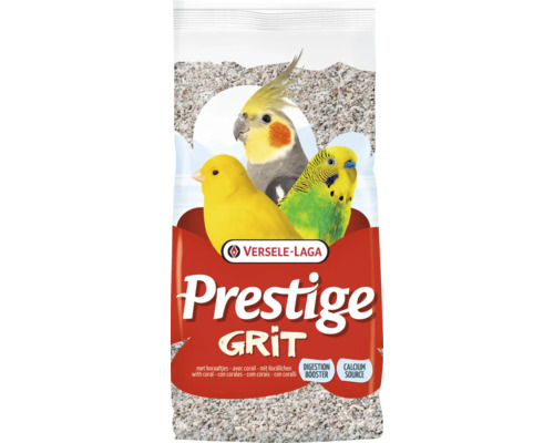 Bird food additive VERSELE-LAGA Prestige Grit with oyster shells, pebbles, red stone and charcoal 2.5 kg parakeets, exotics, canaries