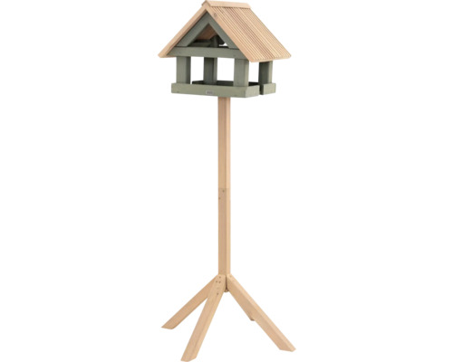 Siena Garden bird feeder Fred including stand 39x39x34/98 cm, pine FSC 100% bird feeder, feeding station for wild birds