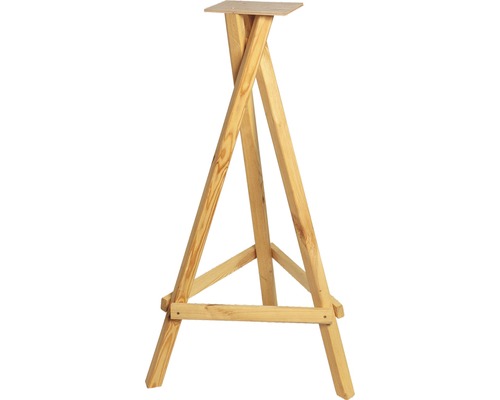 DOBAR bird house stand approx. 60 x 60 x 90 cm pine bird house post, bird feeder stand
