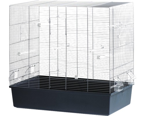 Kerbl Rose bird cage including perches and bowls 80 x 45 x 75 cm blue