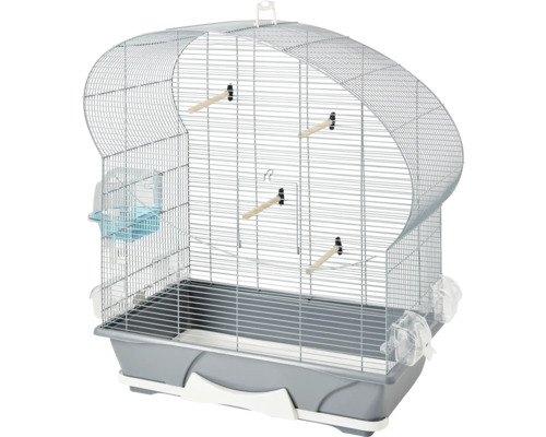 Bird cage SAVIC Elipse 70 x 38 x 75 cm silver