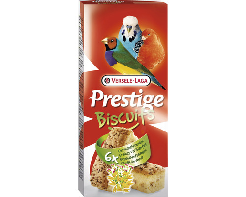 Bird snack VERSELE-LAGA Prestige Biscuit with health seeds (6 pieces) Bird snack 70 g parakeets, exotics, canaries