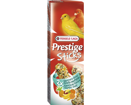 Bird snack VERSELE-LAGA Prestige Sticks with Exotic Fruits 2 x 30 g for canaries