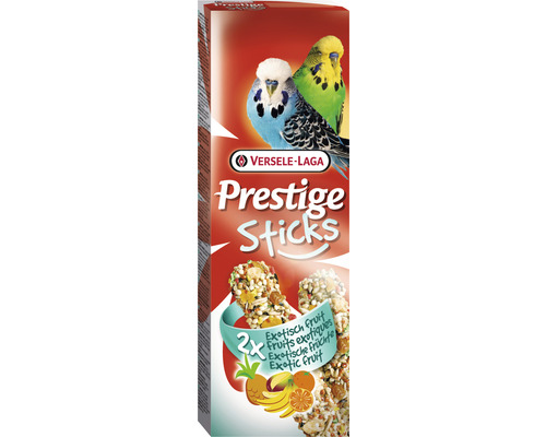 Bird snack VERSELE-LAGA Prestige Sticks with Exotic Fruits 2 x 30 g for budgies