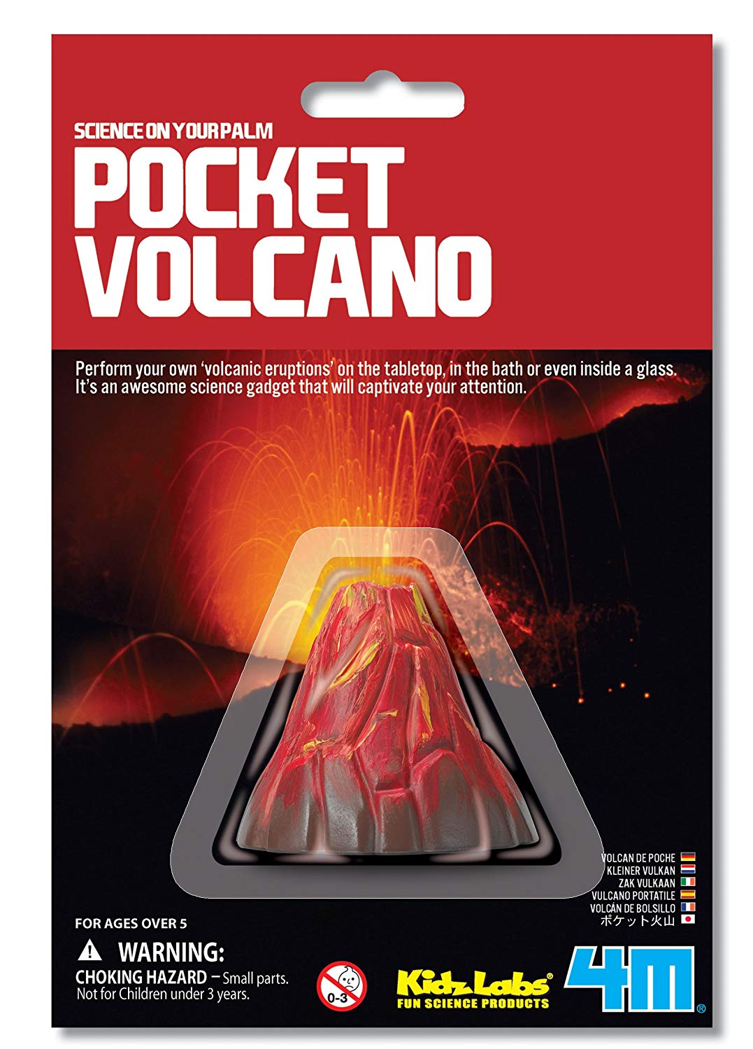 Great Gizmo Volcano With Baking Soda