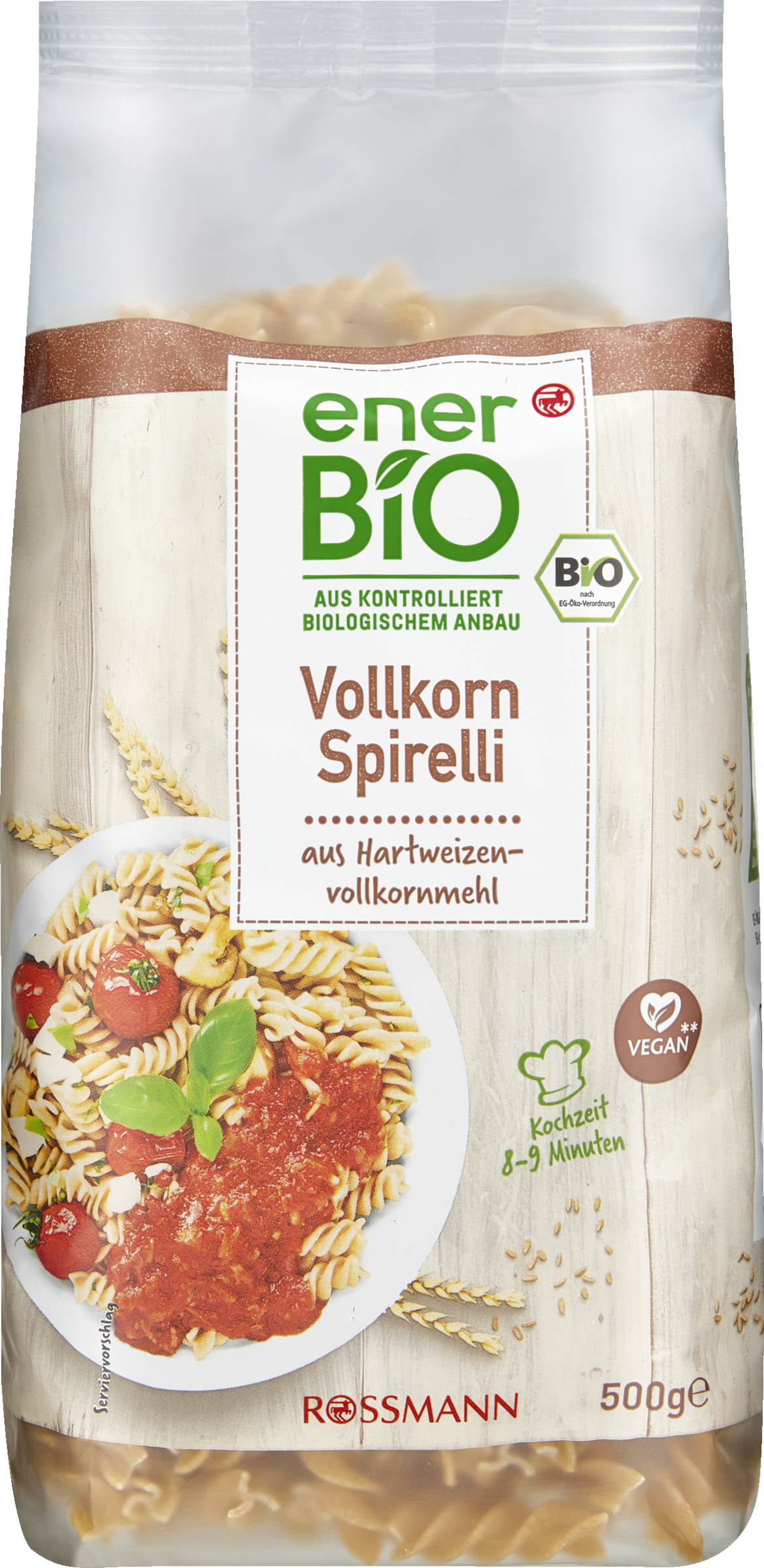 enerBiO Whole grain Spirelli