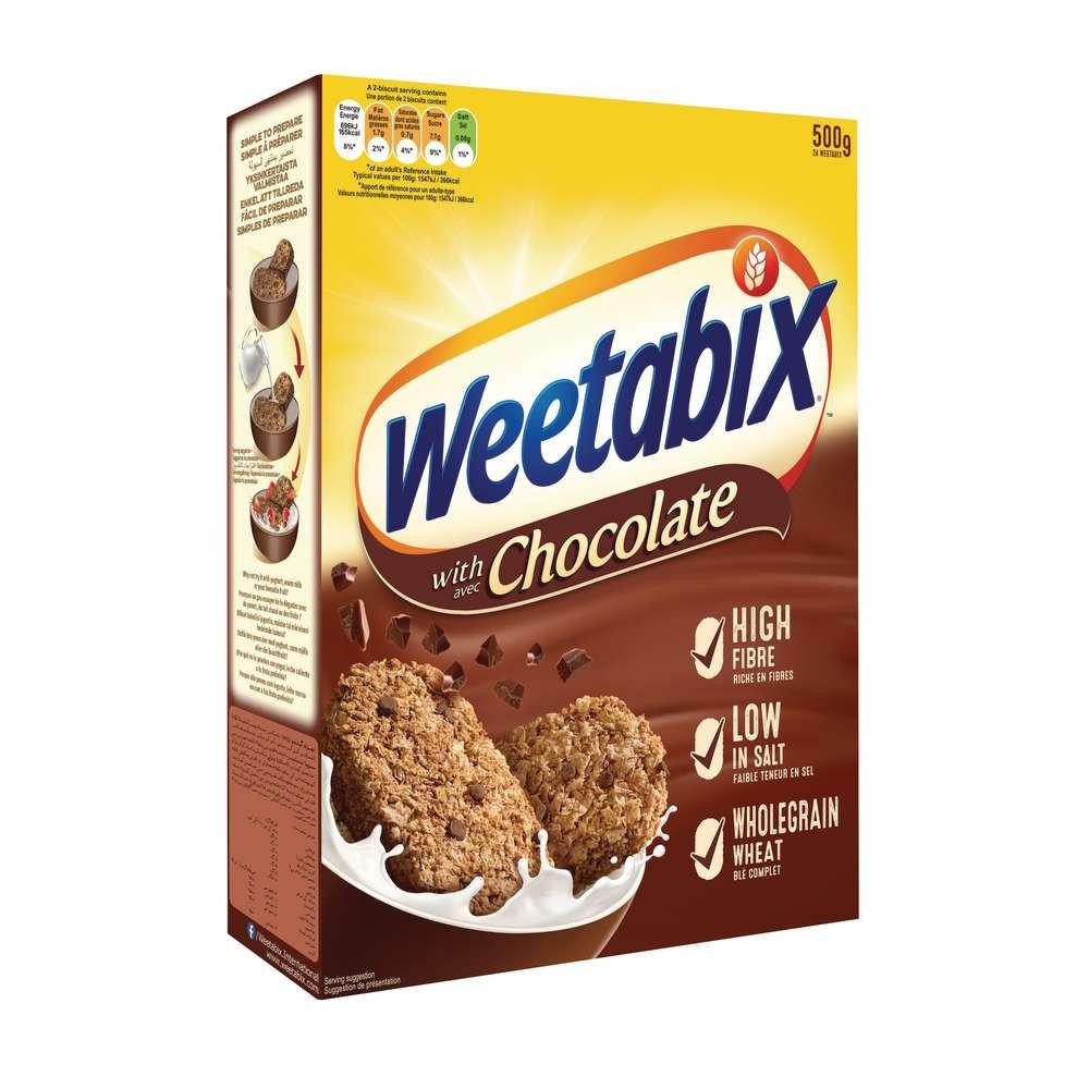 Weetabix Whole wheat biscuit with chocolate