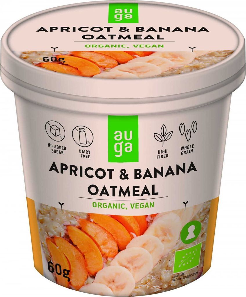 Biogo Wholegrain Porridge with Apricots and Banana 60 g
