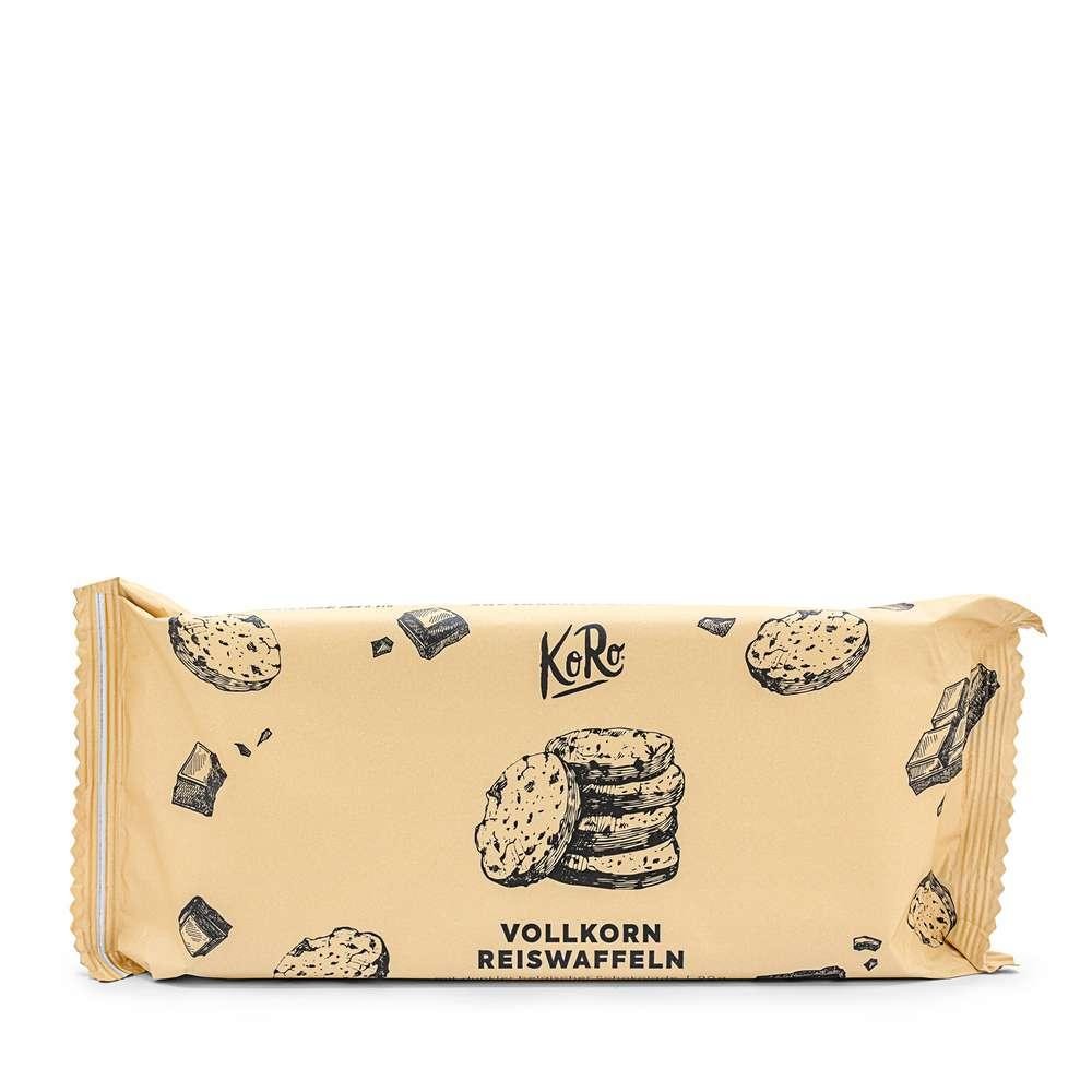 KoRo Whole grain rice cakes with dark chocolate