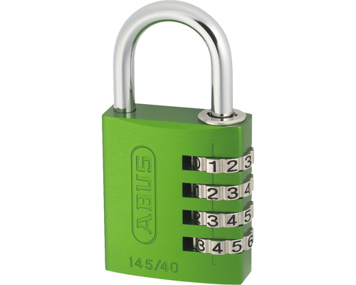 Abus 145/40 green padlock, Lock-Tag 40 mm