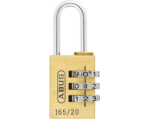 Padlock Abus 165/20 brass lock tag 20 mm