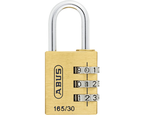 Padlock Abus 165/30 brass lock tag 30 mm