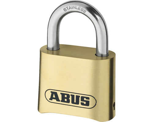 Padlock Abus 180IB/50 brass lock tag 50 mm