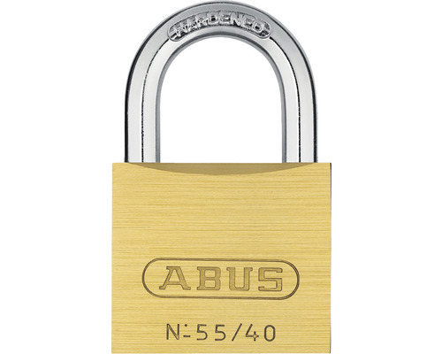 Padlock Abus 55/40 brass 40 mm keyed alike
