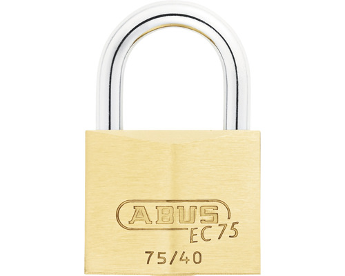 Padlock Abus 75/40 brass lock tag 40 mm
