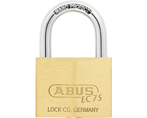 Abus 75/60 ​​brass padlock, lock tag, 60 mm