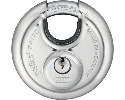 Padlock Abus Diskus 24/70 silver lock tag 70 mm