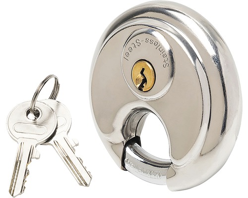 Hornbach Padlock stainless steel 70 mm incl. 2 keys