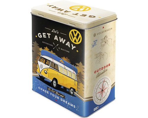 Nostalgic-Art Storage jar L VW Bulli Get Away 3 l 10x14x20 cm